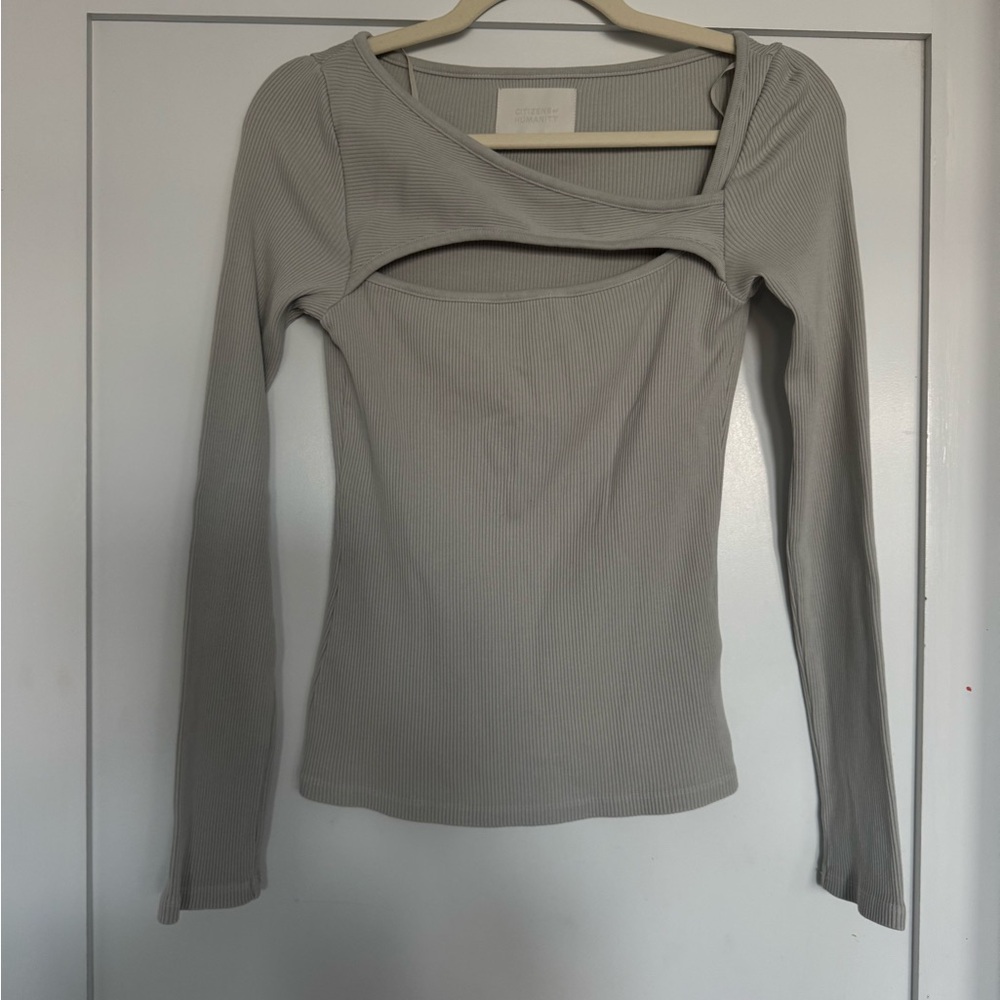 Citizens Of Humanity Light Gray Women's Blouse